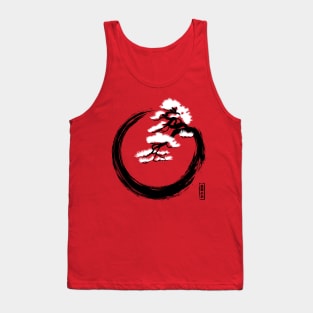 ZEN circle with bonsai Tank Top